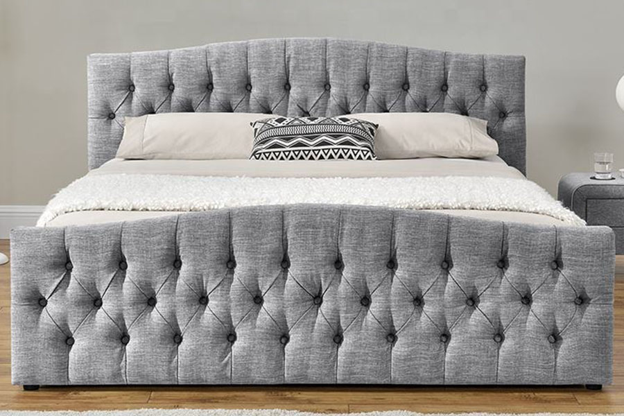 1173G ผ้าลินินผ้าแก๊สลิฟท์ Ottoman Soft แผงเก็บเตียง